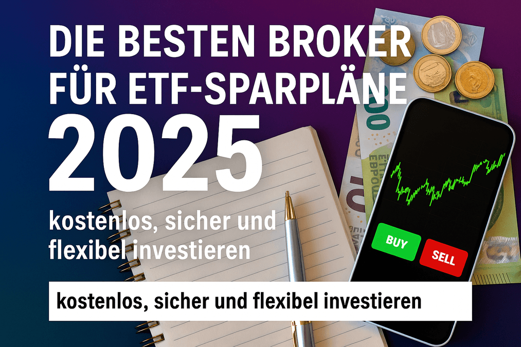 Die besten Broker für ETF-Sparpläne 2025 – kostenlos, sicher und flexibel investieren