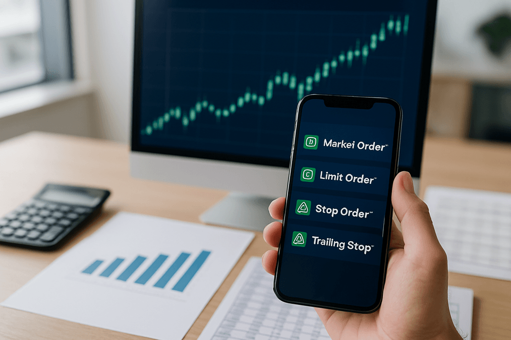 Orderarten bei Online-Brokern erklärt – Market, Limit und Stop-Orders im Vergleich 2025